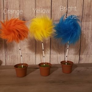 15 single Truffula trees choice of colors
